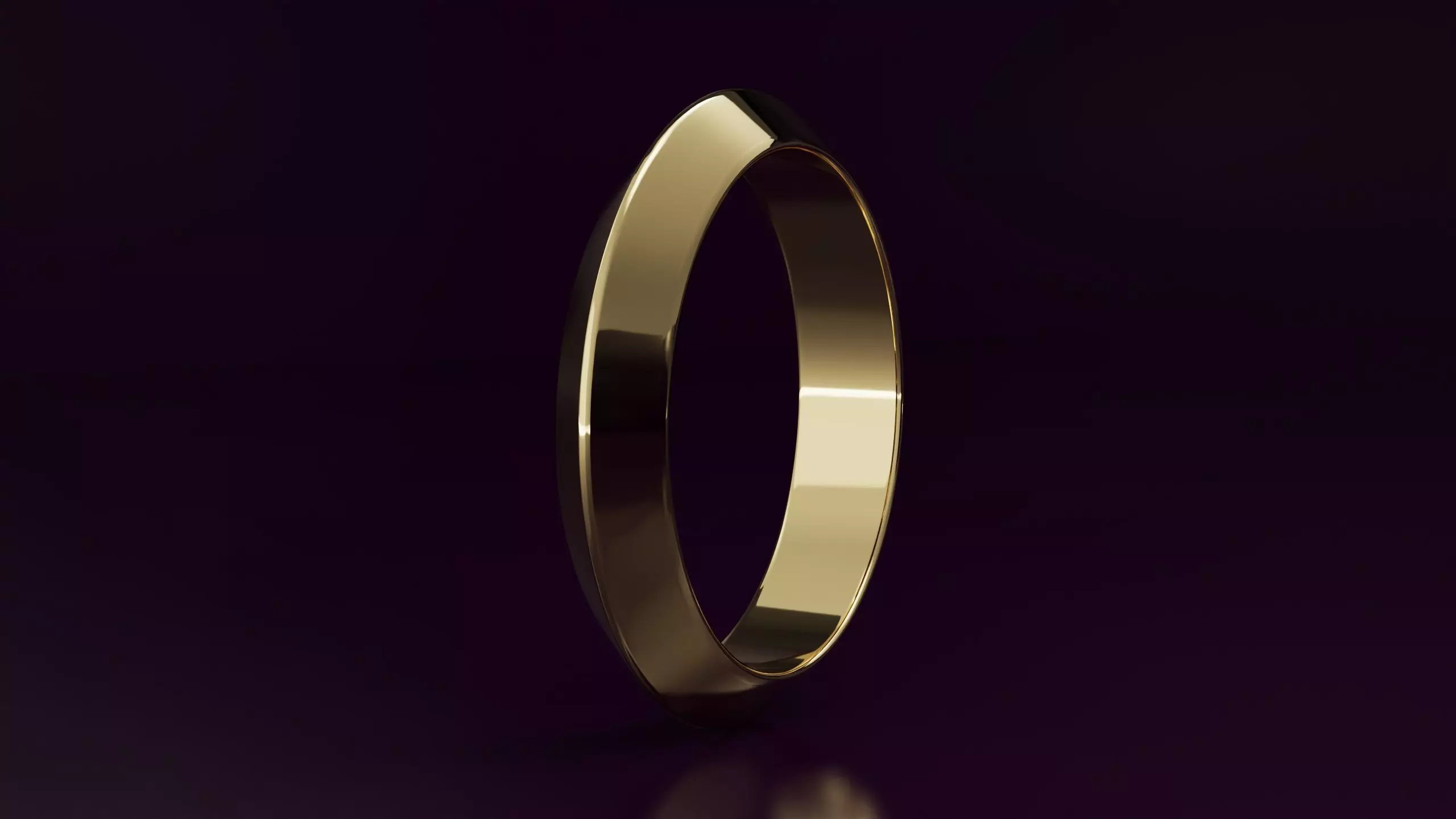 triangle ring Free 3D print model
