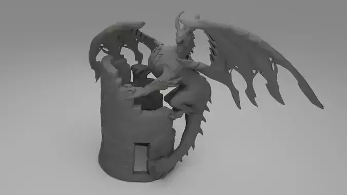 dragon 3D print model