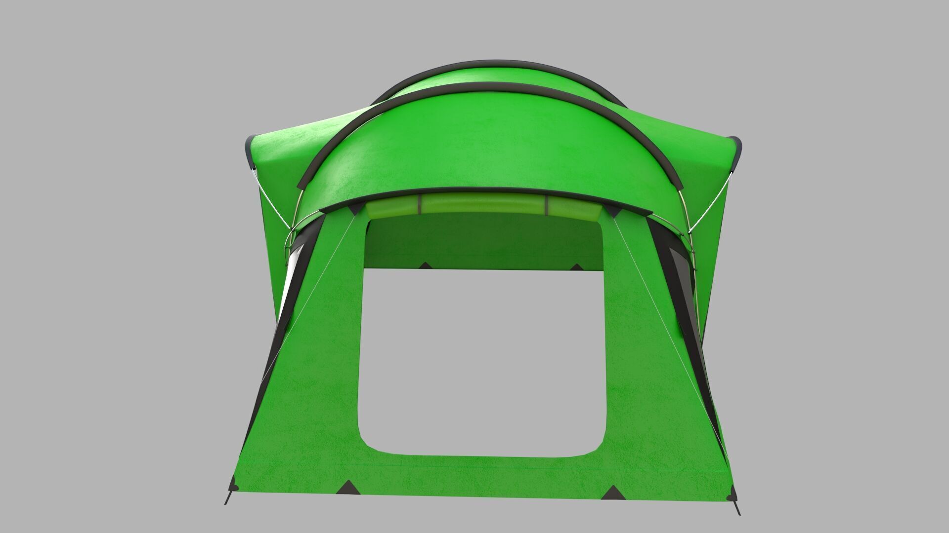 Tent Light Green 3D model_3
