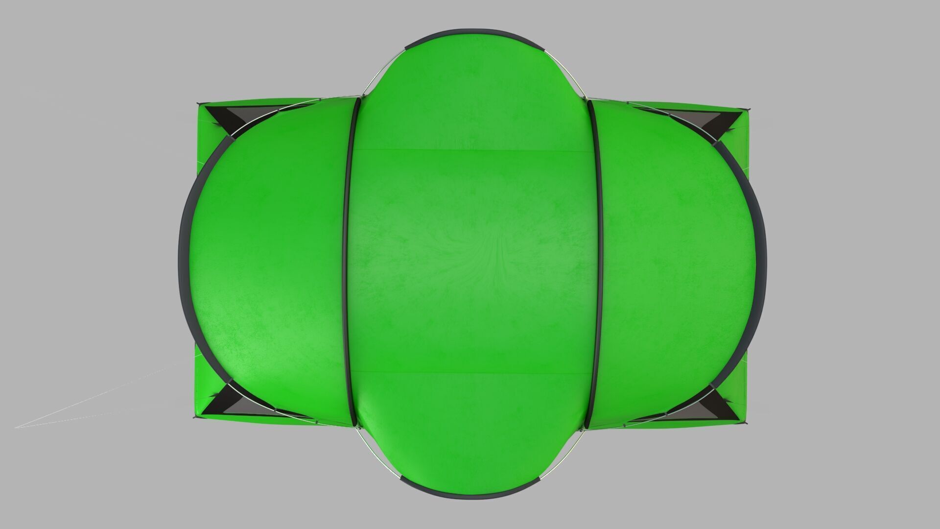 Tent Light Green 3D model_4