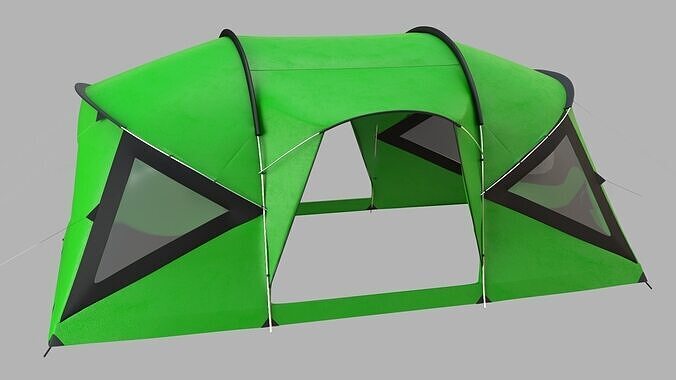 Tent Light Green 3D model