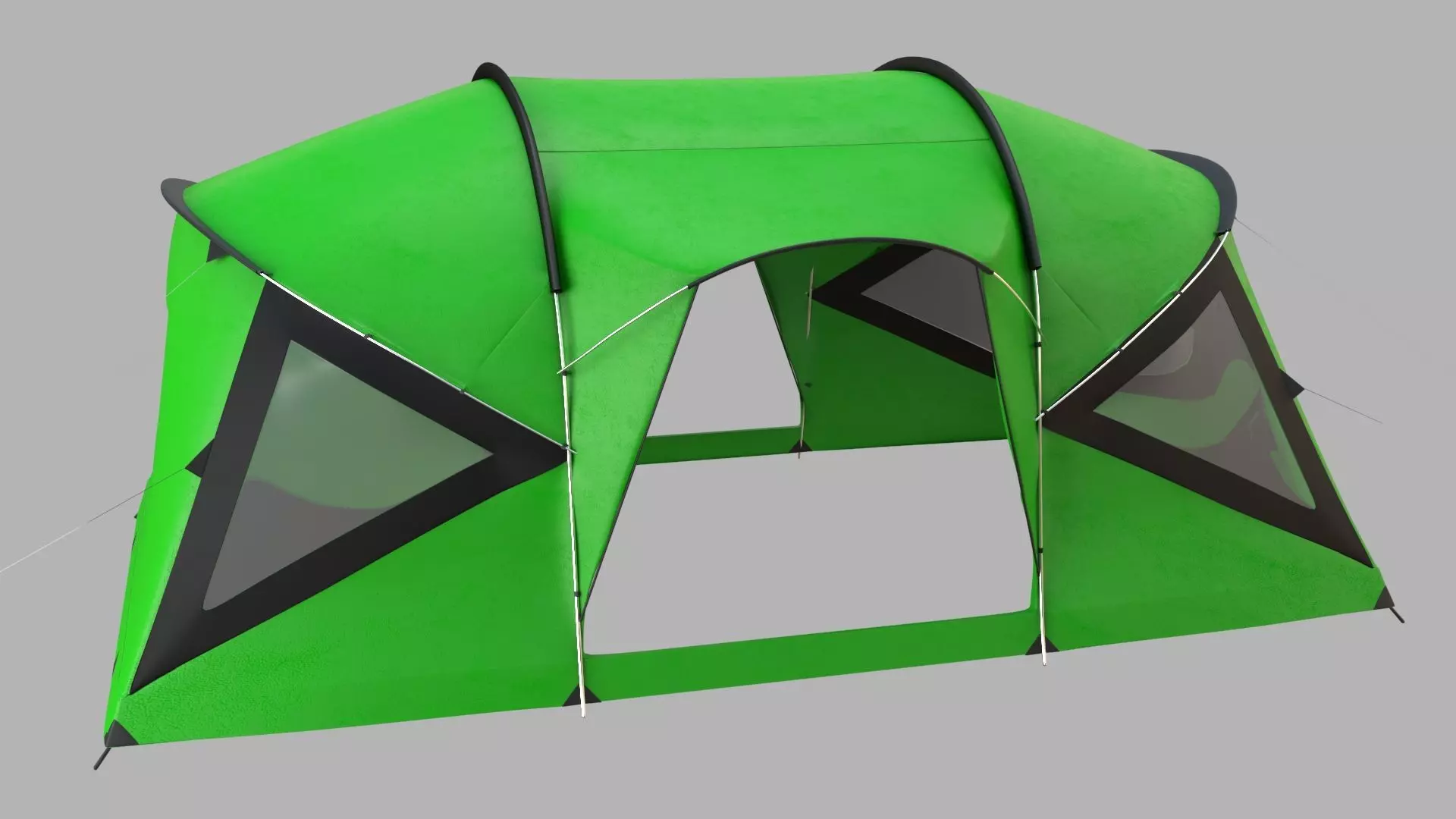 Tent Light Green 3D model_0