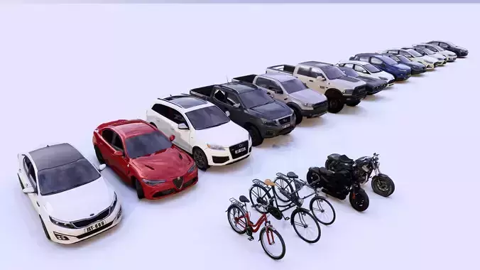 Lumion BIG PACK HD VEHICLES for Lumion 8 or newer  3D model