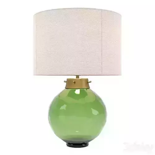 Table Lamp Dl Kara Tl Green Low-poly 3D model