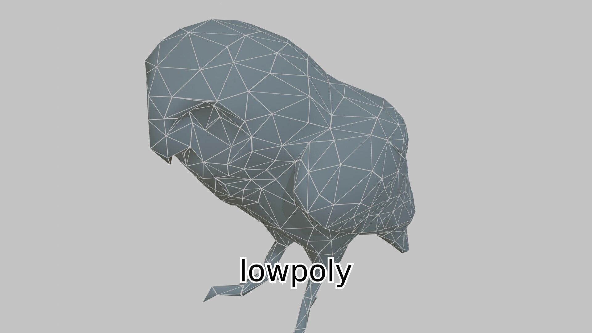 Realistic Owl Bird Character 3D Model Low-poly 3D model_23