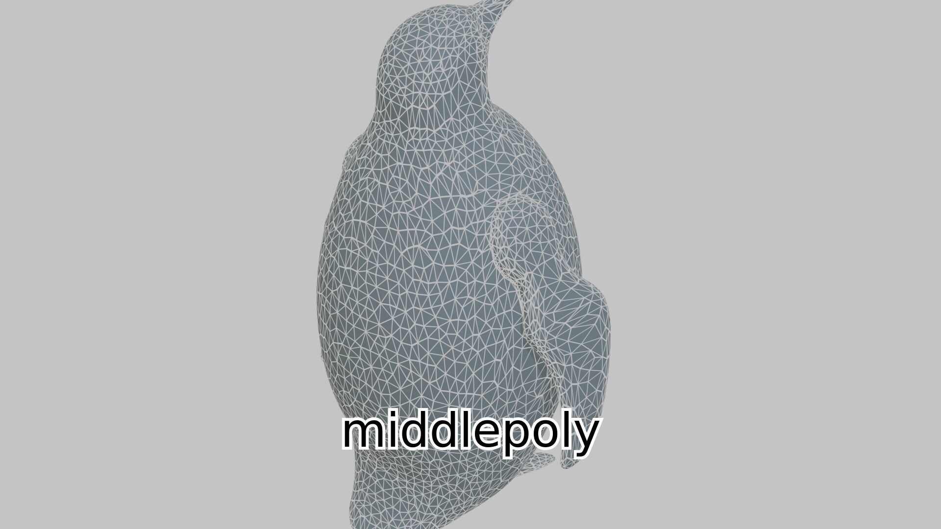 Realistic Emperor Penguin 3D Model for CGI and Games Low-poly 3D model_6
