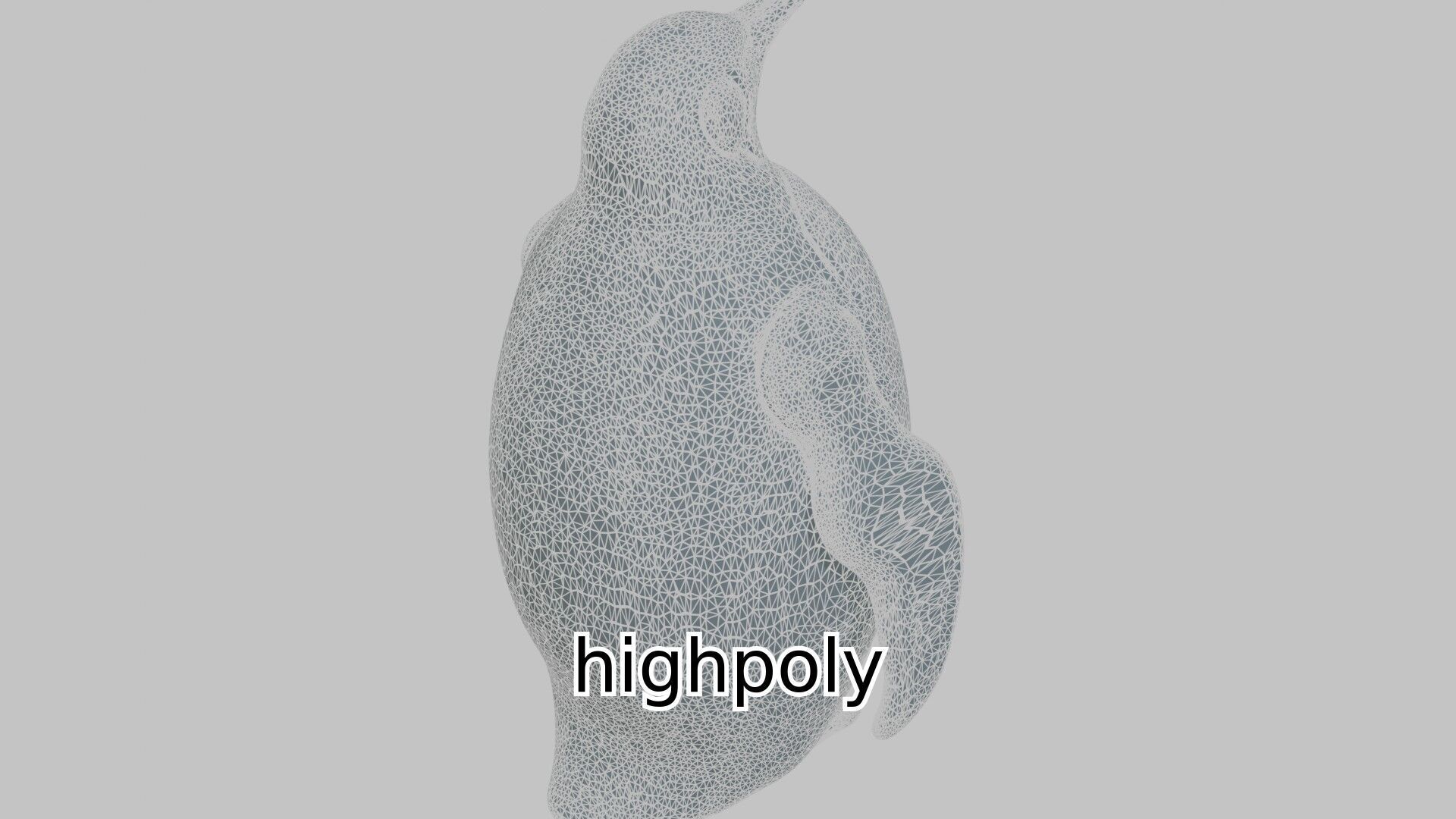 Realistic Emperor Penguin 3D Model for CGI and Games Low-poly 3D model_15