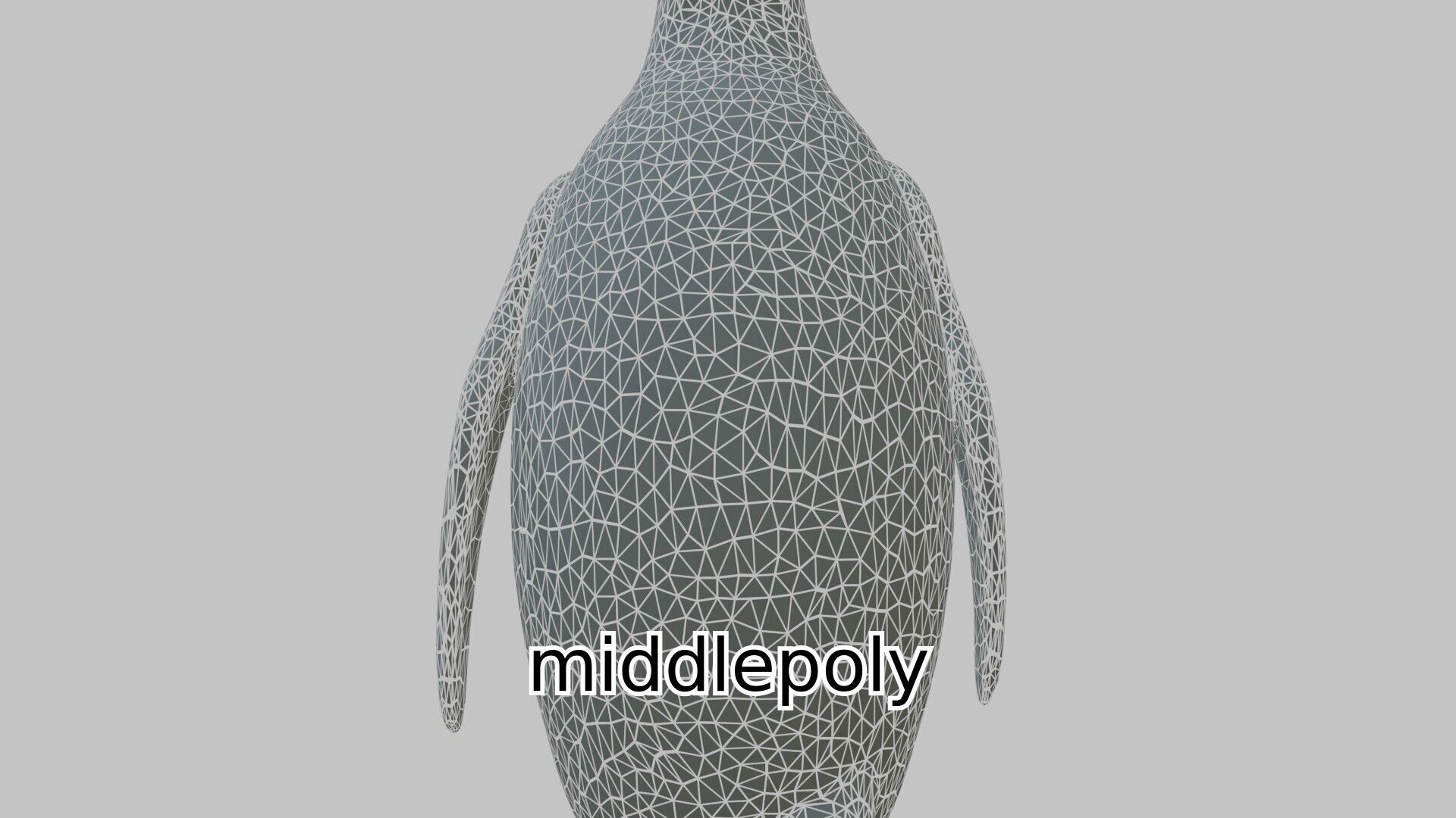 Realistic Emperor Penguin 3D Model for CGI and Games Low-poly 3D model_5