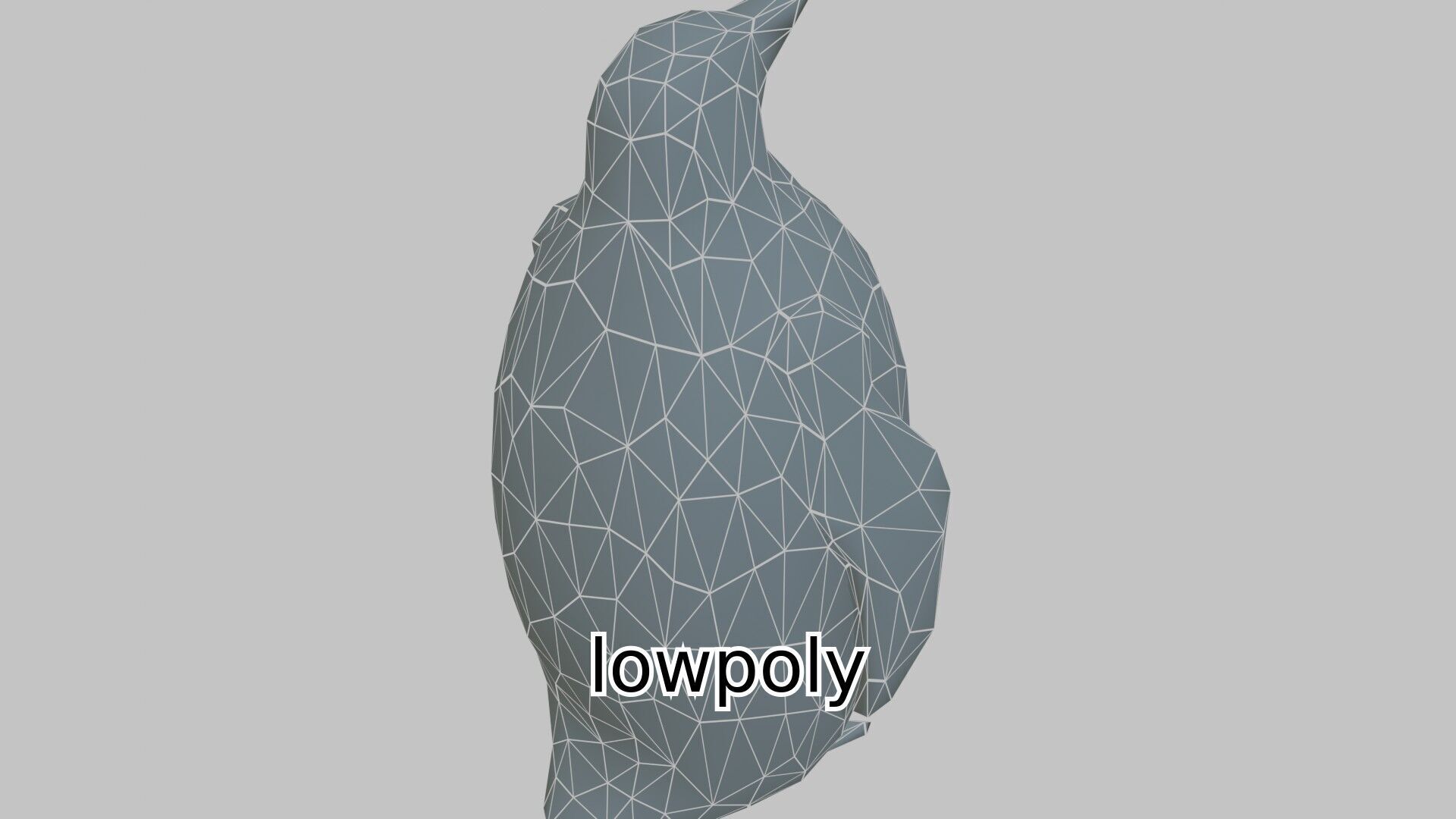 Realistic Emperor Penguin 3D Model for CGI and Games Low-poly 3D model_22