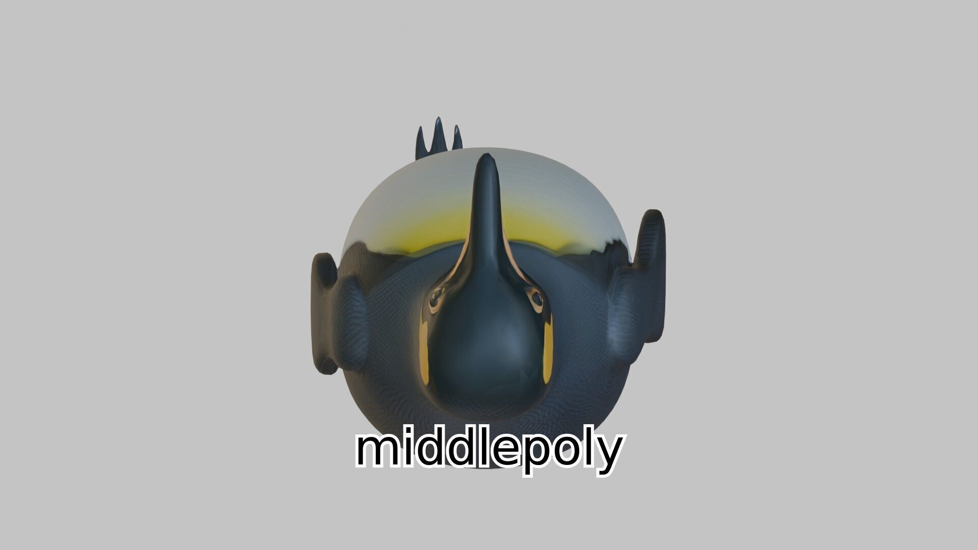 Realistic Emperor Penguin 3D Model for CGI and Games Low-poly 3D model_24