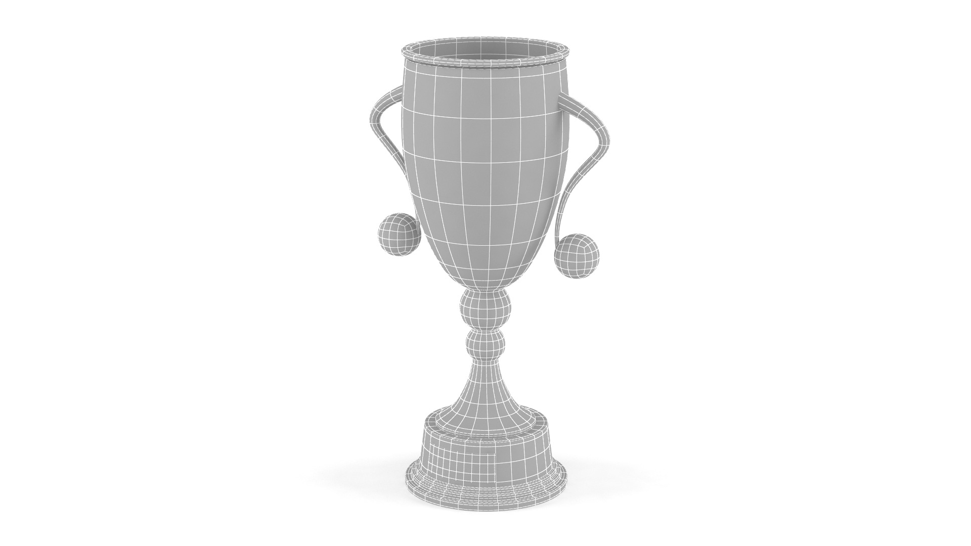 Trophy Cups 3D model_7