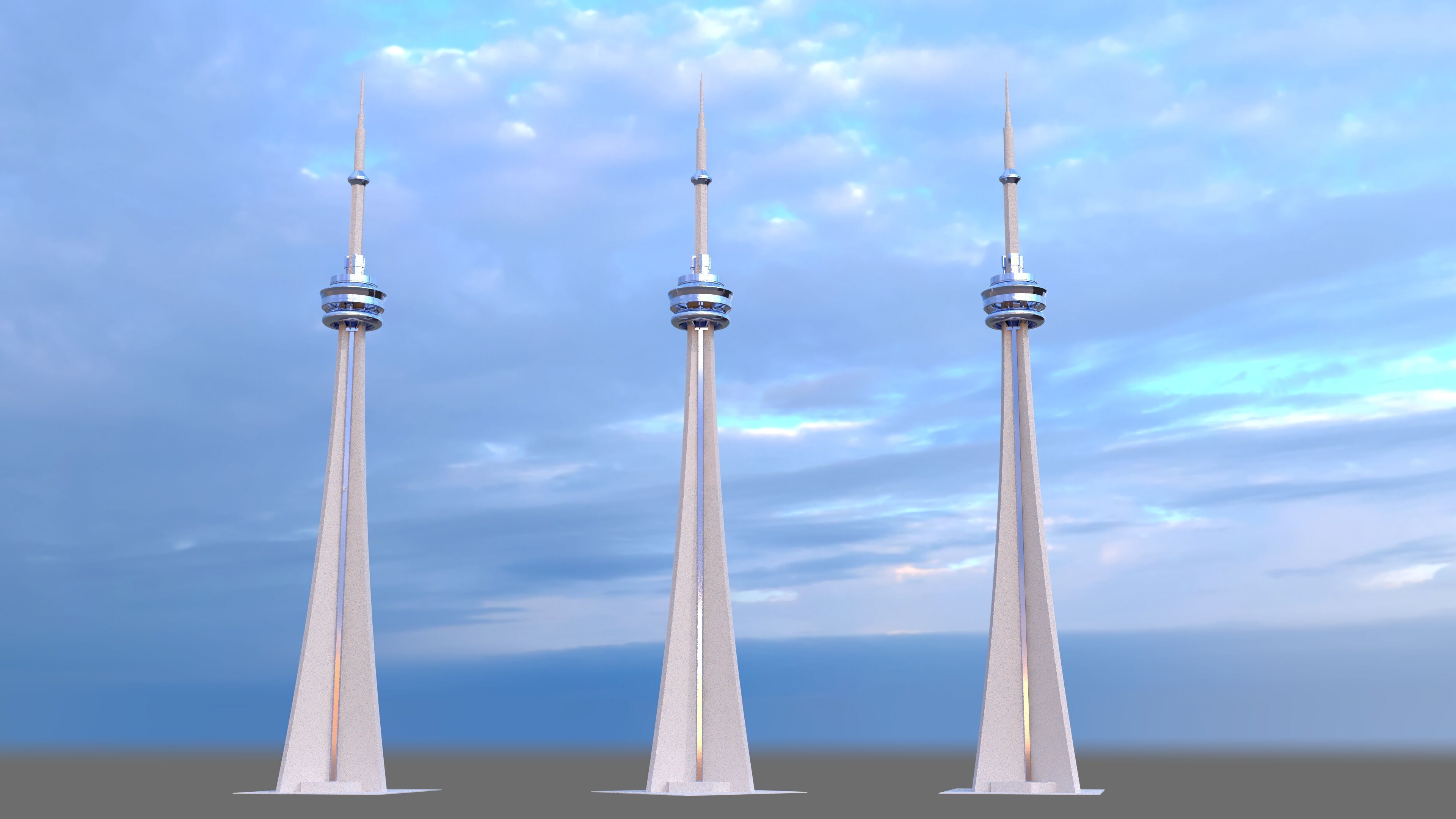 Jeddah Tower Low-poly 3D model_10