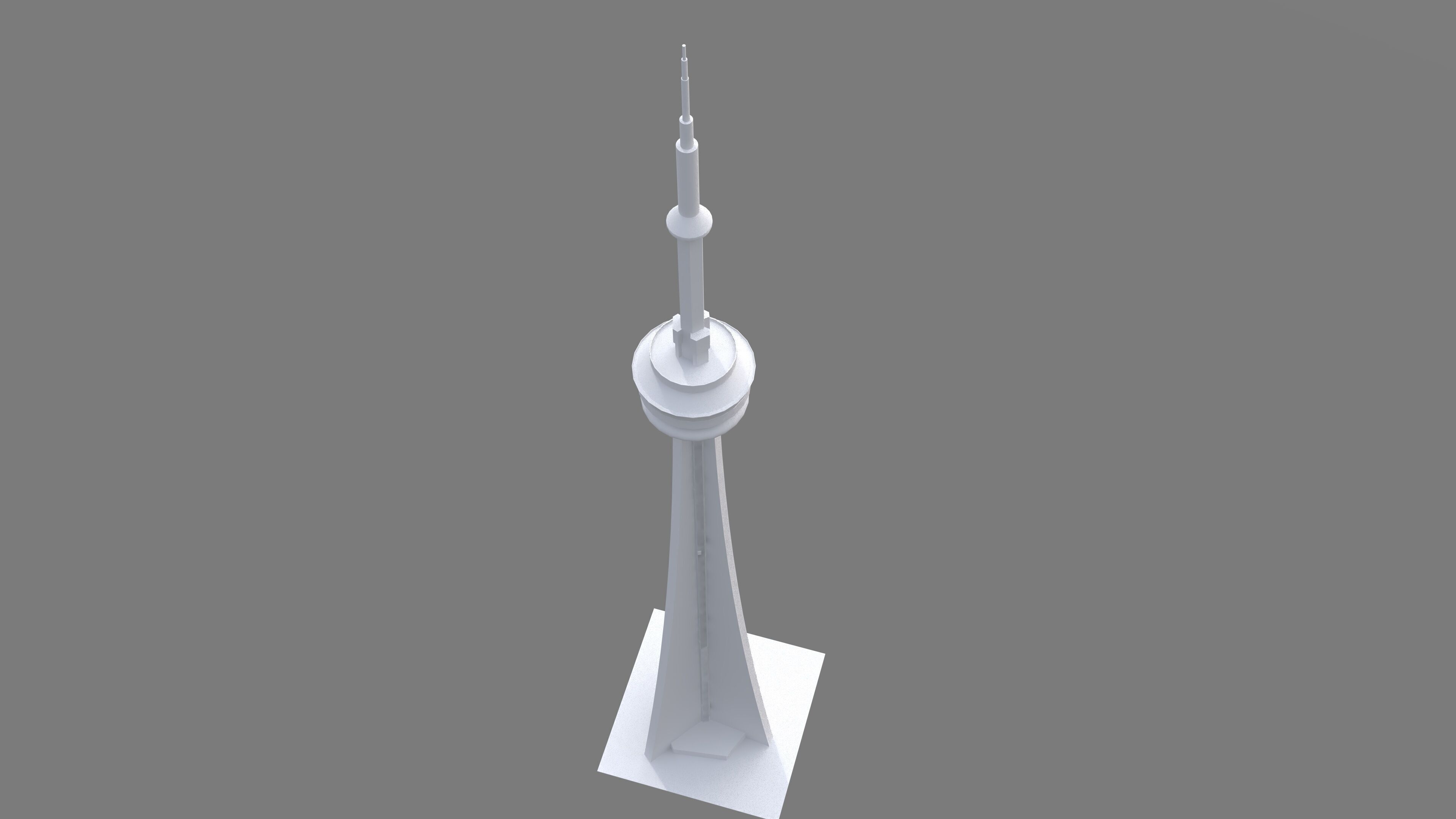 Jeddah Tower Low-poly 3D model_7