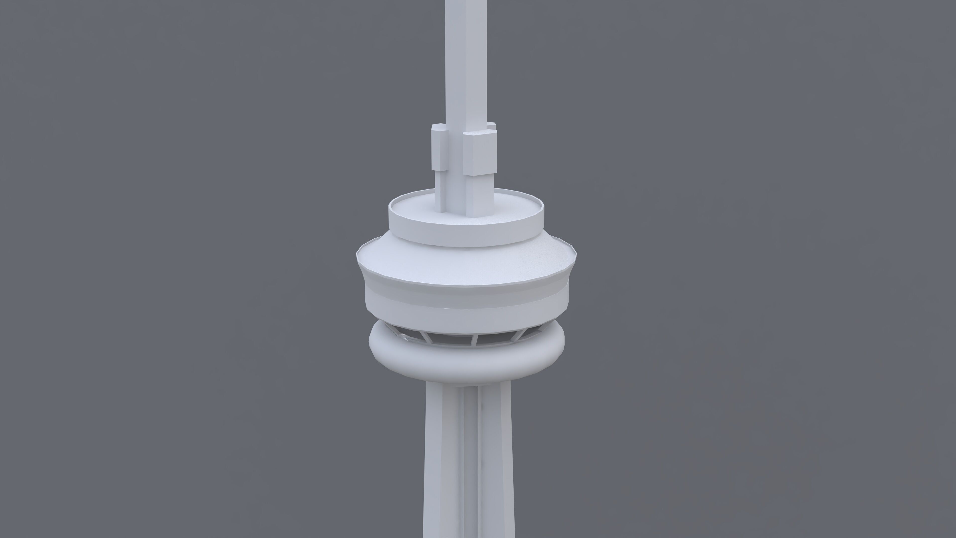 Jeddah Tower Low-poly 3D model_8