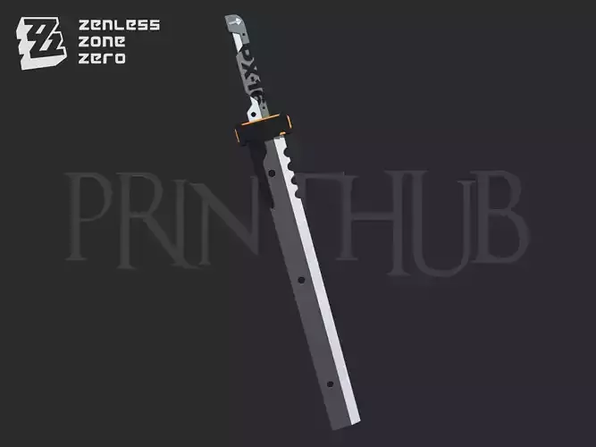 Zenless Zone Zero Soldier 11 Sword for cosplay 3D print model