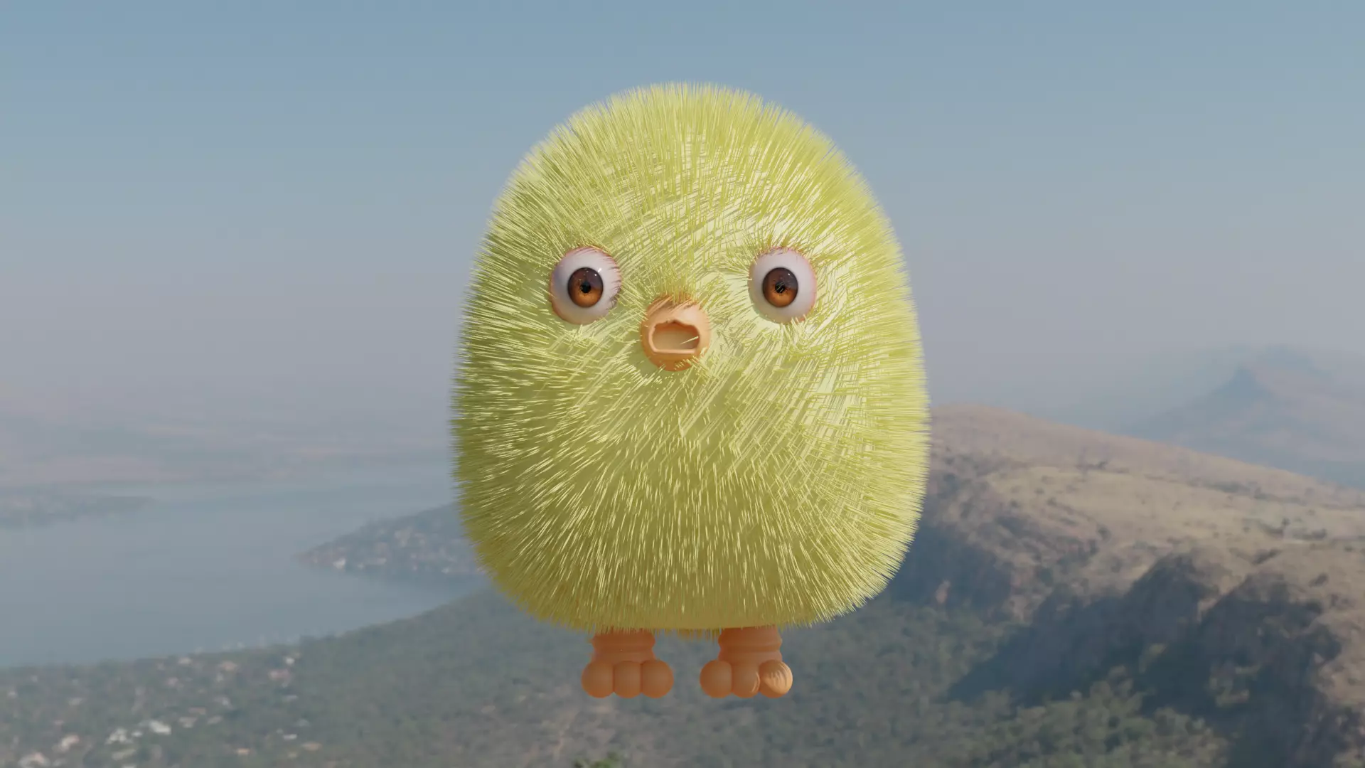 Realistic 3D Chicken Cute Chicken Model Low-poly 3D model_0