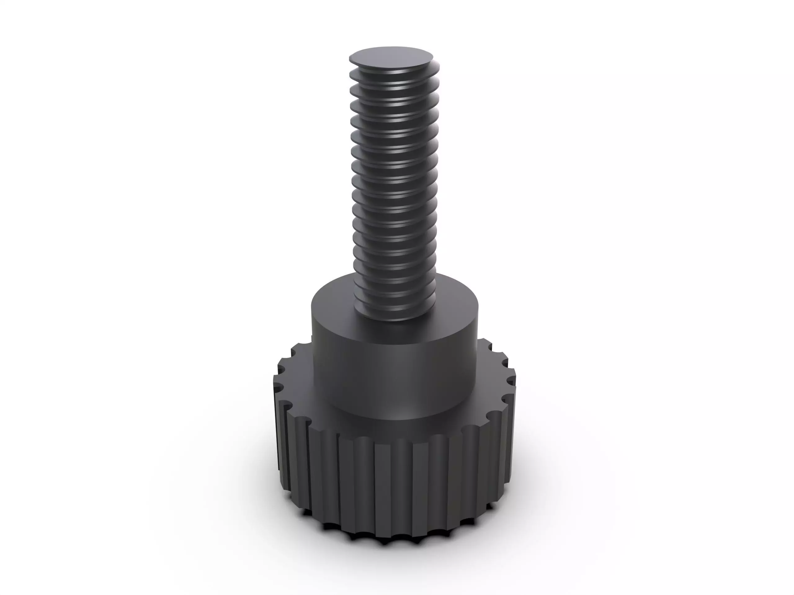 Knurled screws 3D print model