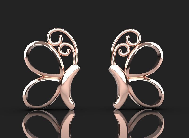 5 different butterfly symbols 3d printing 3dm stl 3D print model_7