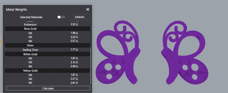 5 different butterfly symbols 3d printing 3dm stl 3D print model_23