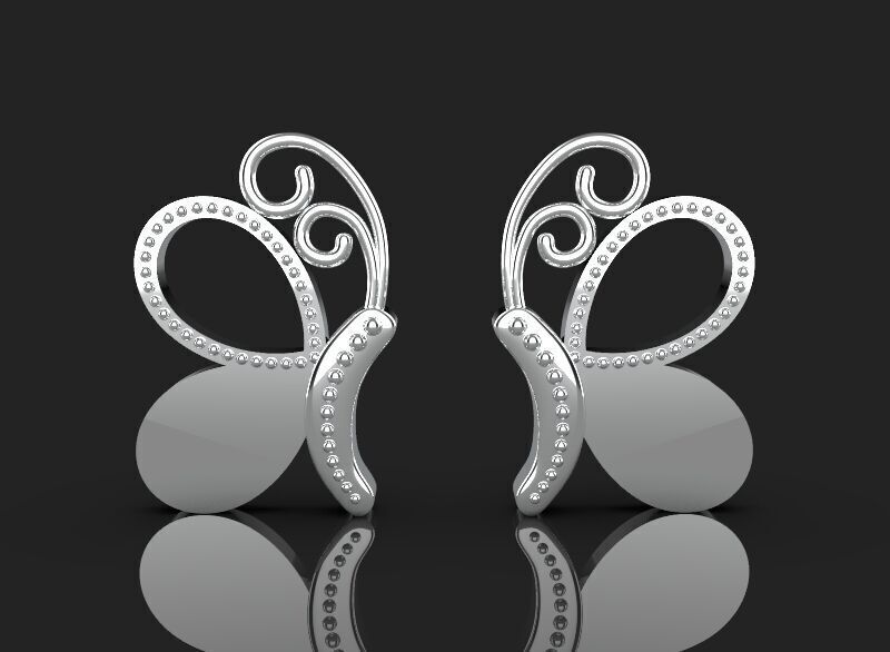 5 different butterfly symbols 3d printing 3dm stl 3D print model_16