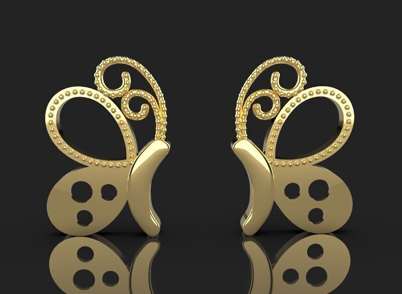 5 different butterfly symbols 3d printing 3dm stl 3D print model_4