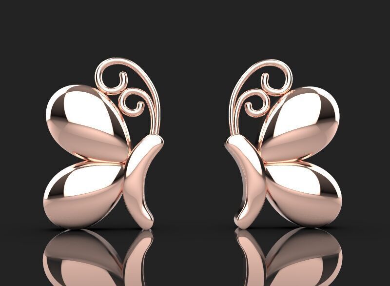 5 different butterfly symbols 3d printing 3dm stl 3D print model_10