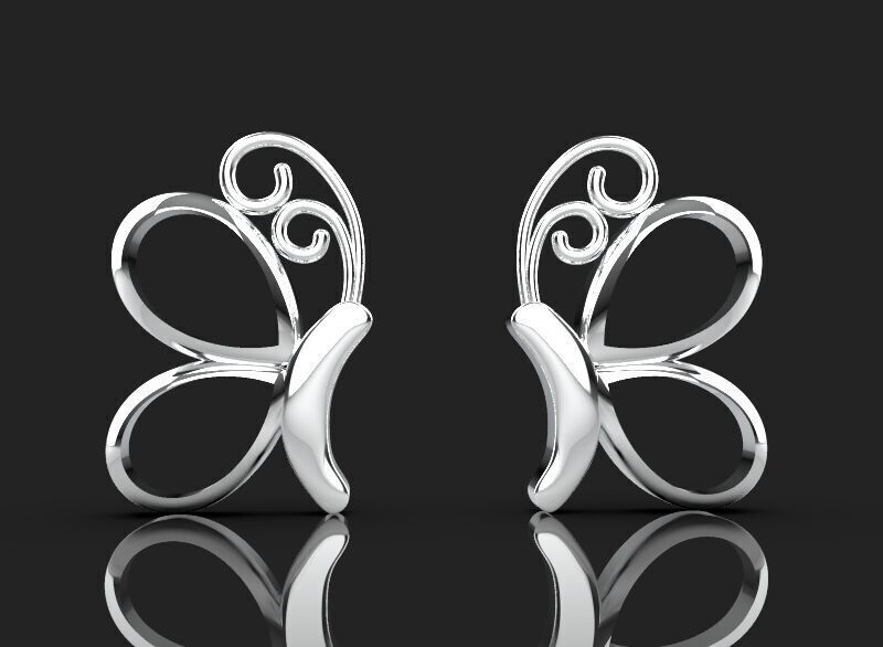 5 different butterfly symbols 3d printing 3dm stl 3D print model_12