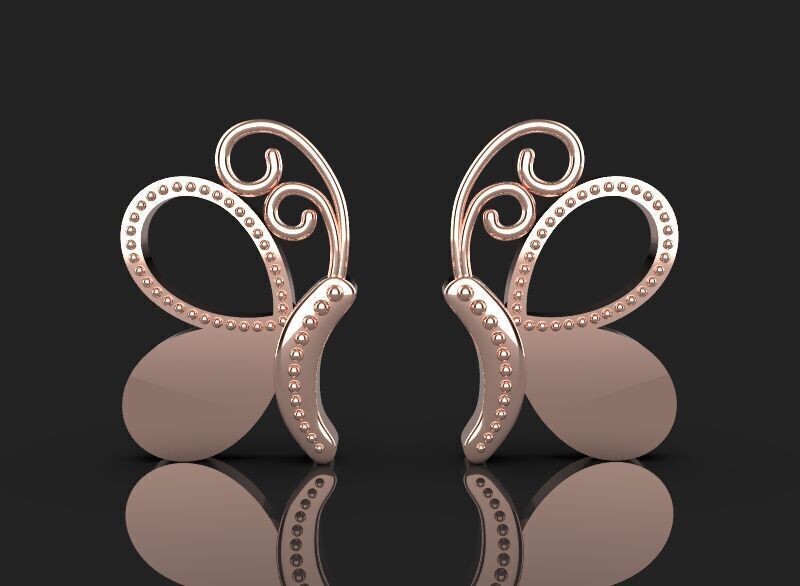 5 different butterfly symbols 3d printing 3dm stl 3D print model_8