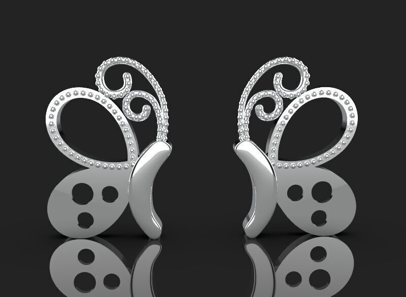 5 different butterfly symbols 3d printing 3dm stl 3D print model_15