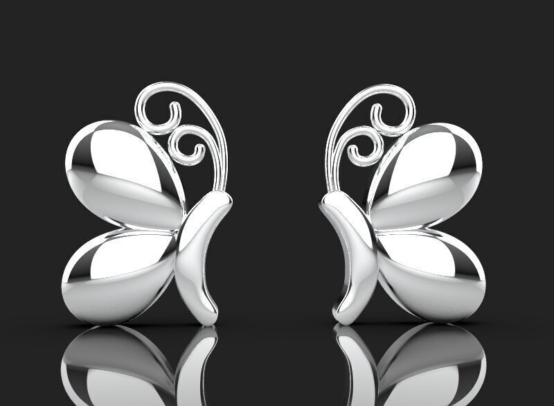 5 different butterfly symbols 3d printing 3dm stl 3D print model_13