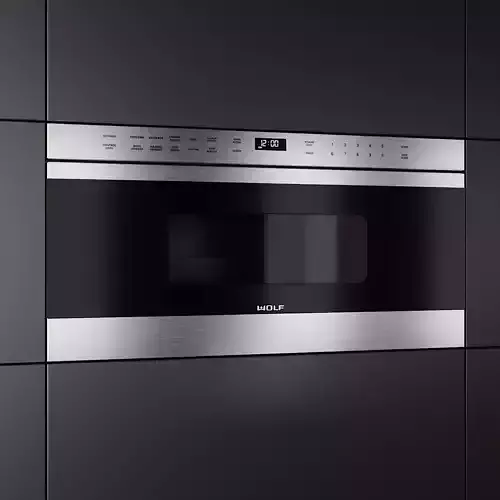 Microwave MD30TE-S Low-poly 3D model