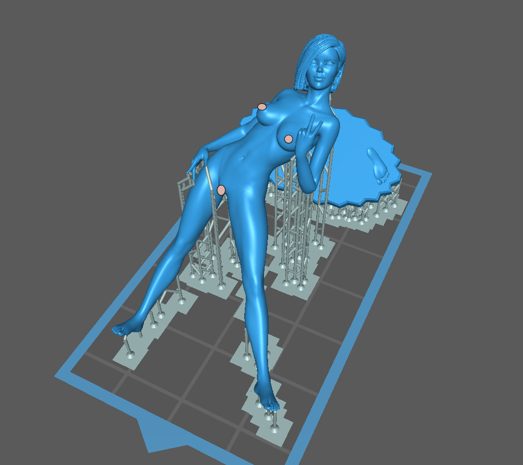 Nude Girl 12 3D print model_4
