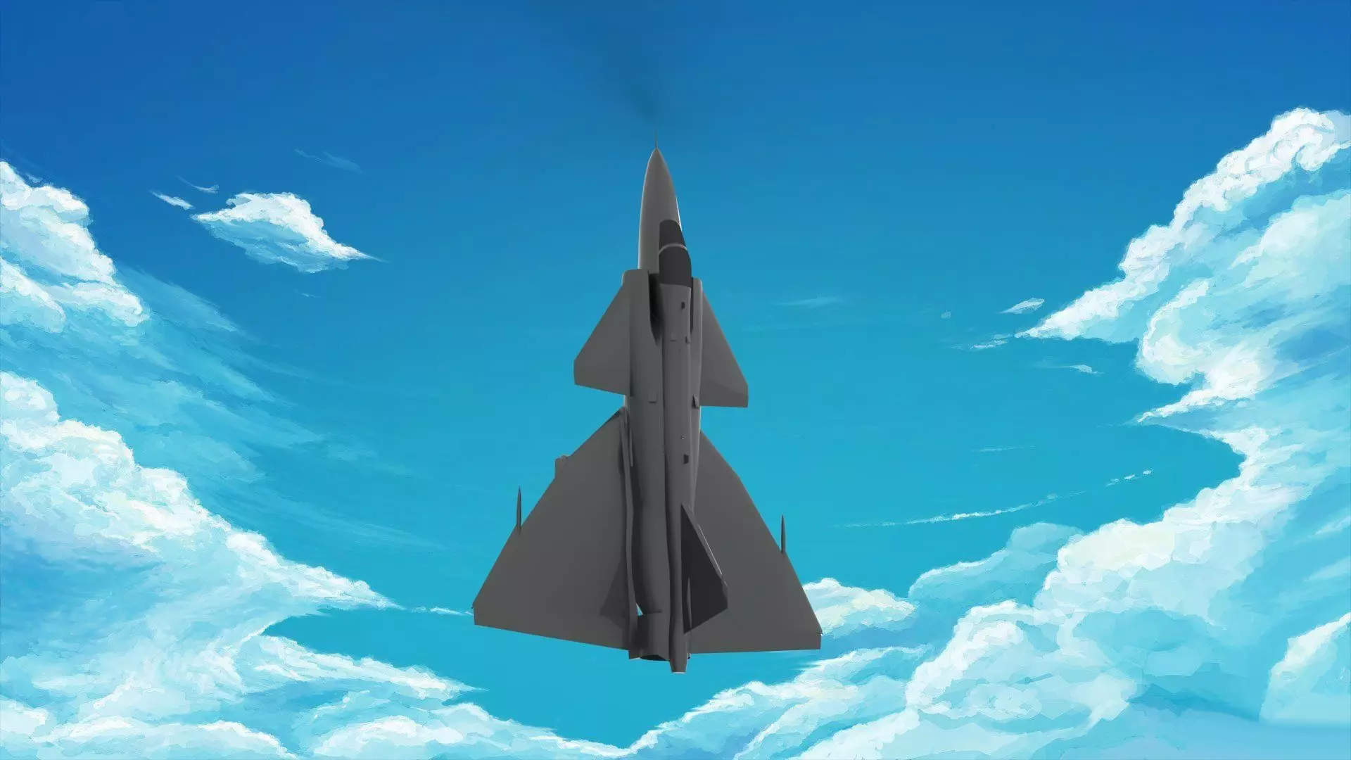 Saab 37 Viggen 3D model_0