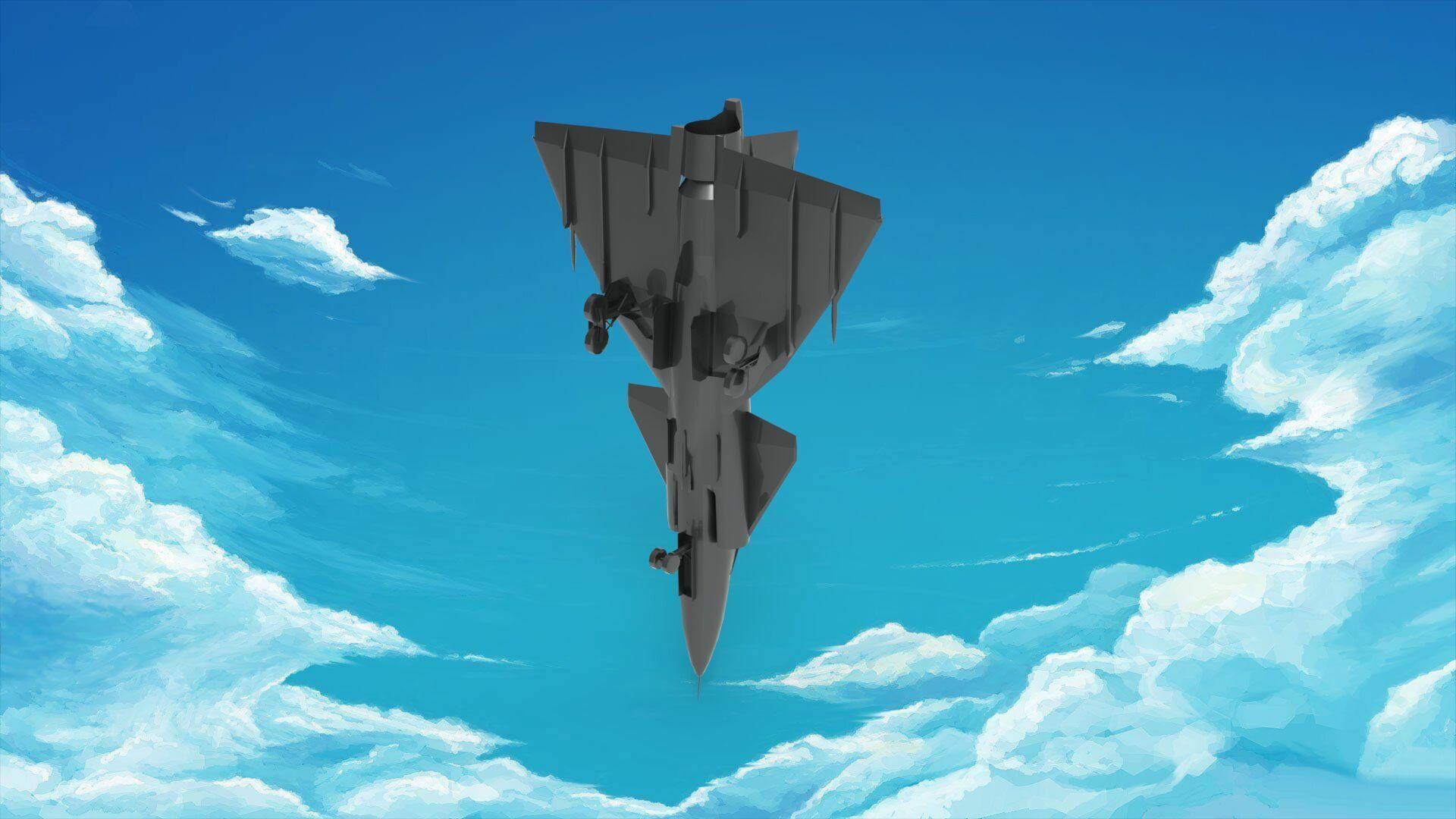 Saab 37 Viggen 3D model_1