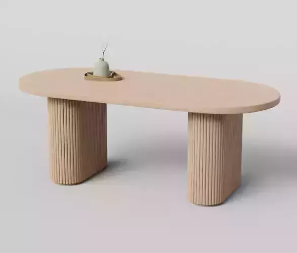 Japandi dining table