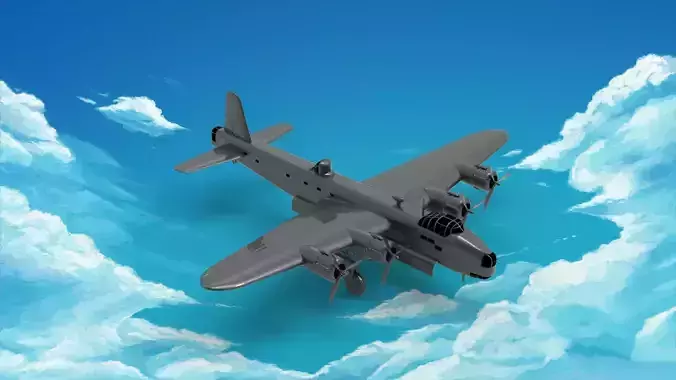 Short Stirling 3D model
