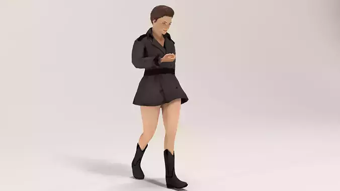 Female02 3D model