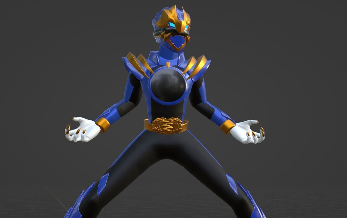 GozyuLeon - No1 Sentai Gozyuger 3D model_8