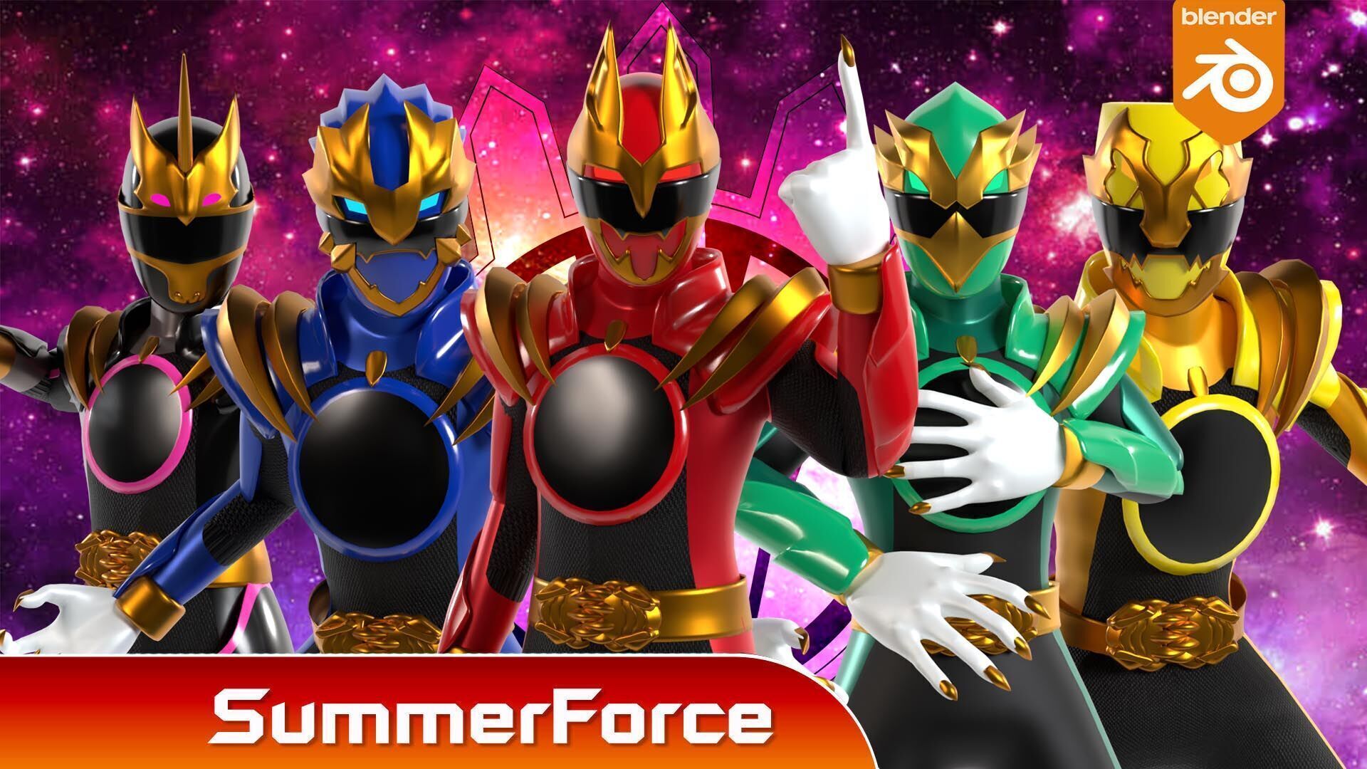 GozyuLeon - No1 Sentai Gozyuger 3D model_3