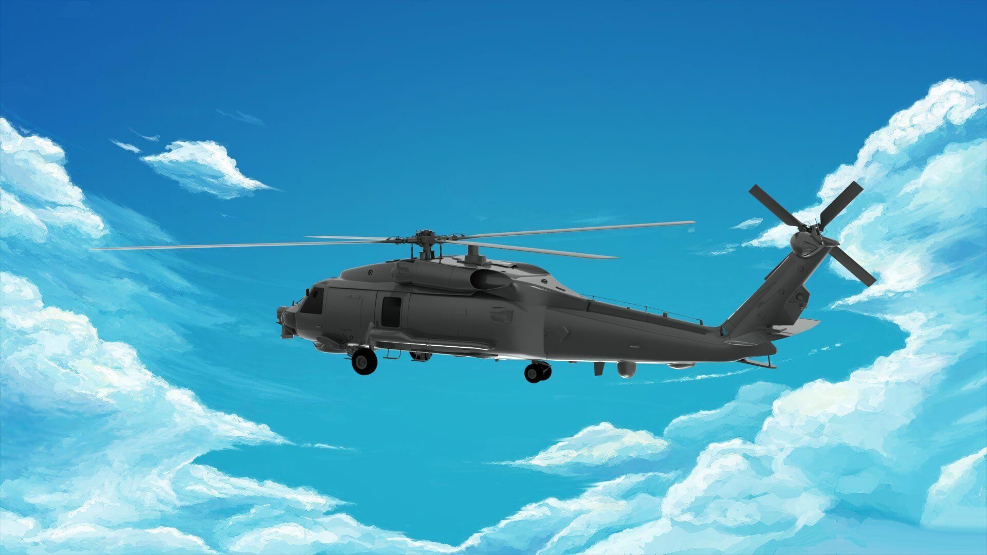 Sikorsky SH-60 Seahawk 3D model_1