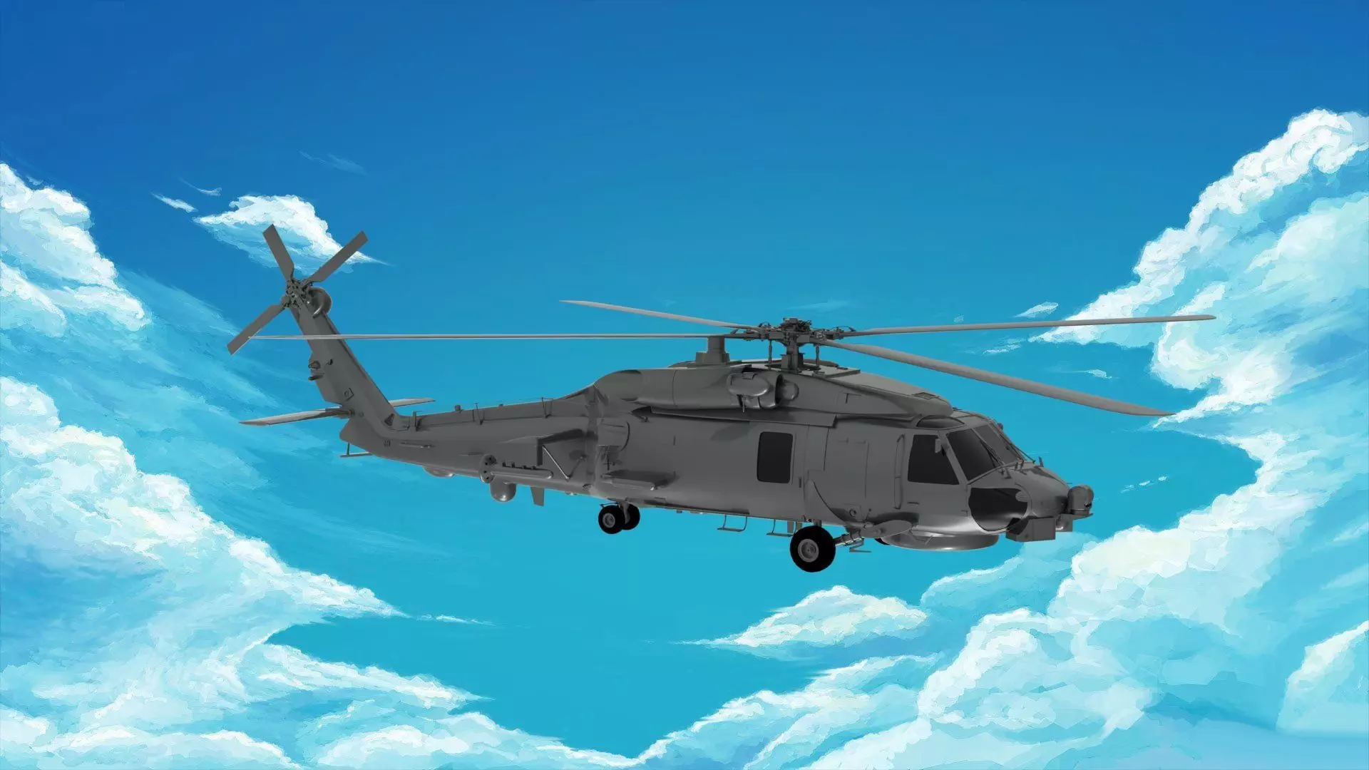 Sikorsky SH-60 Seahawk 3D model_0