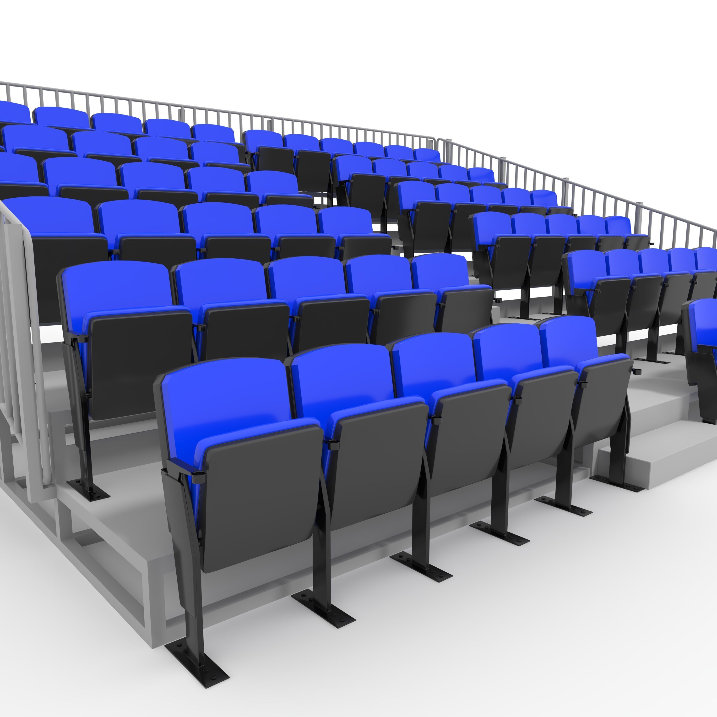 Bleachers 17 3D model_16
