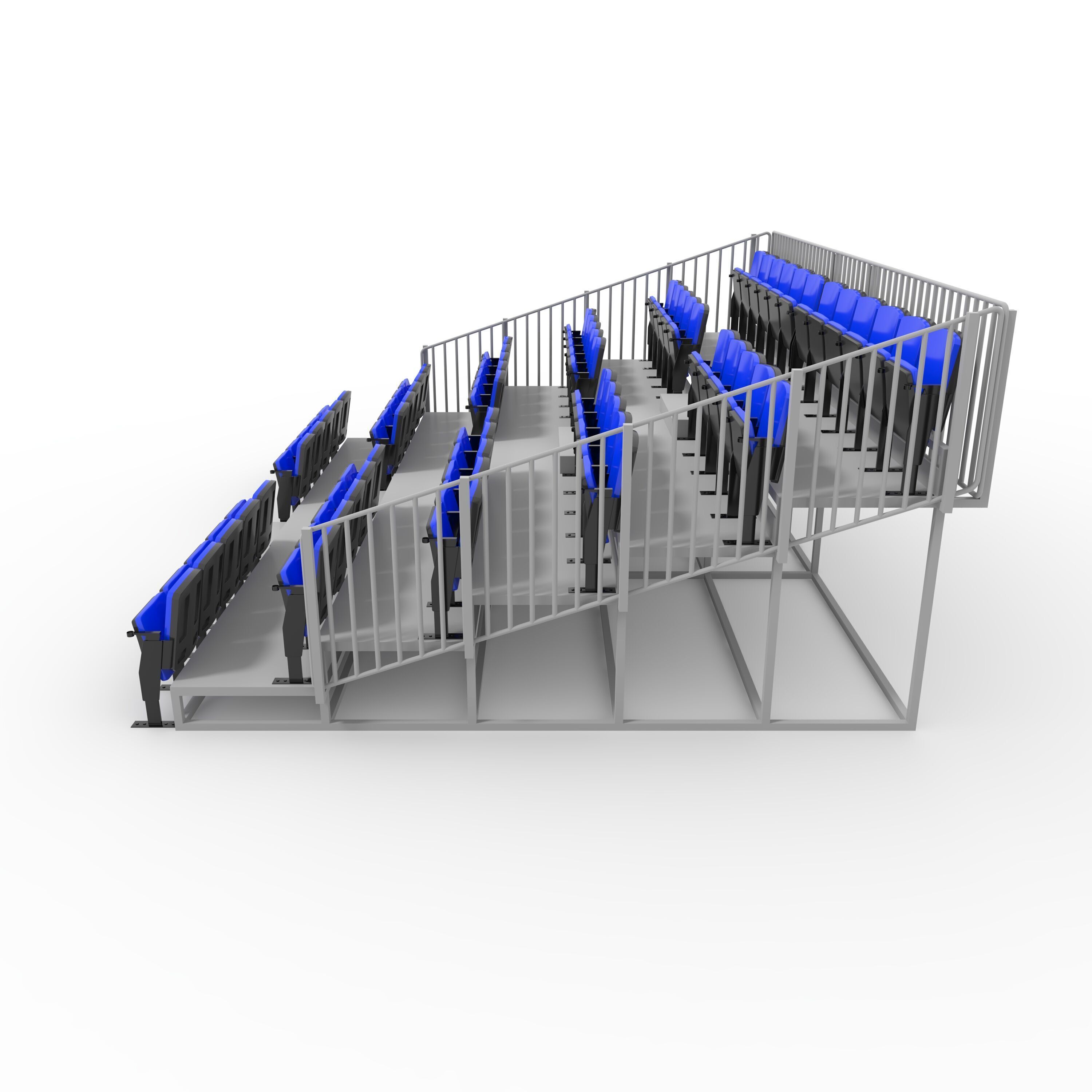 Bleachers 17 3D model_4