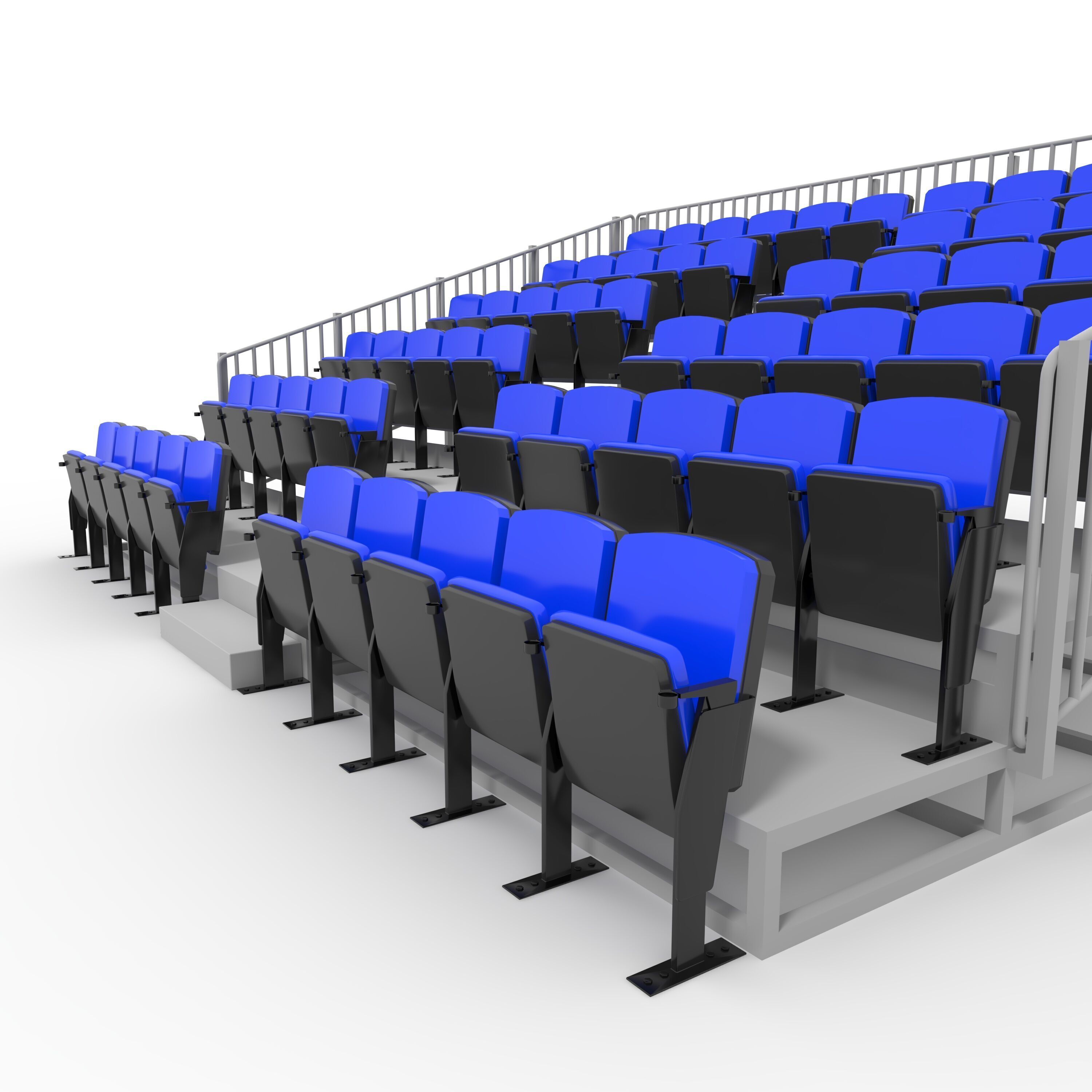 Bleachers 17 3D model_20