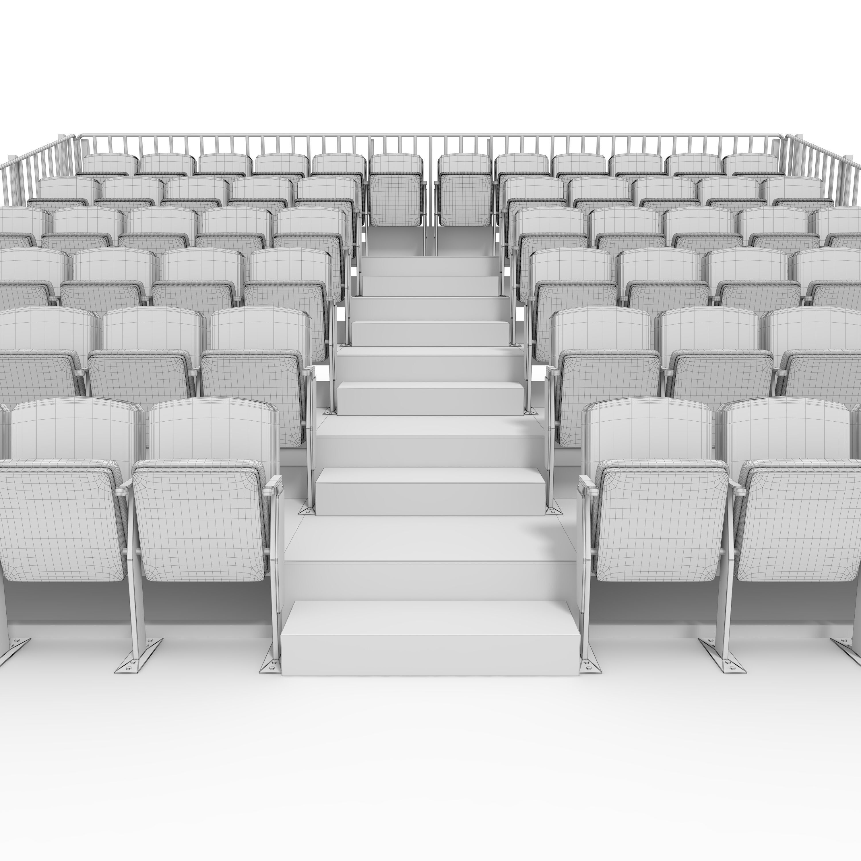 Bleachers 17 3D model_19