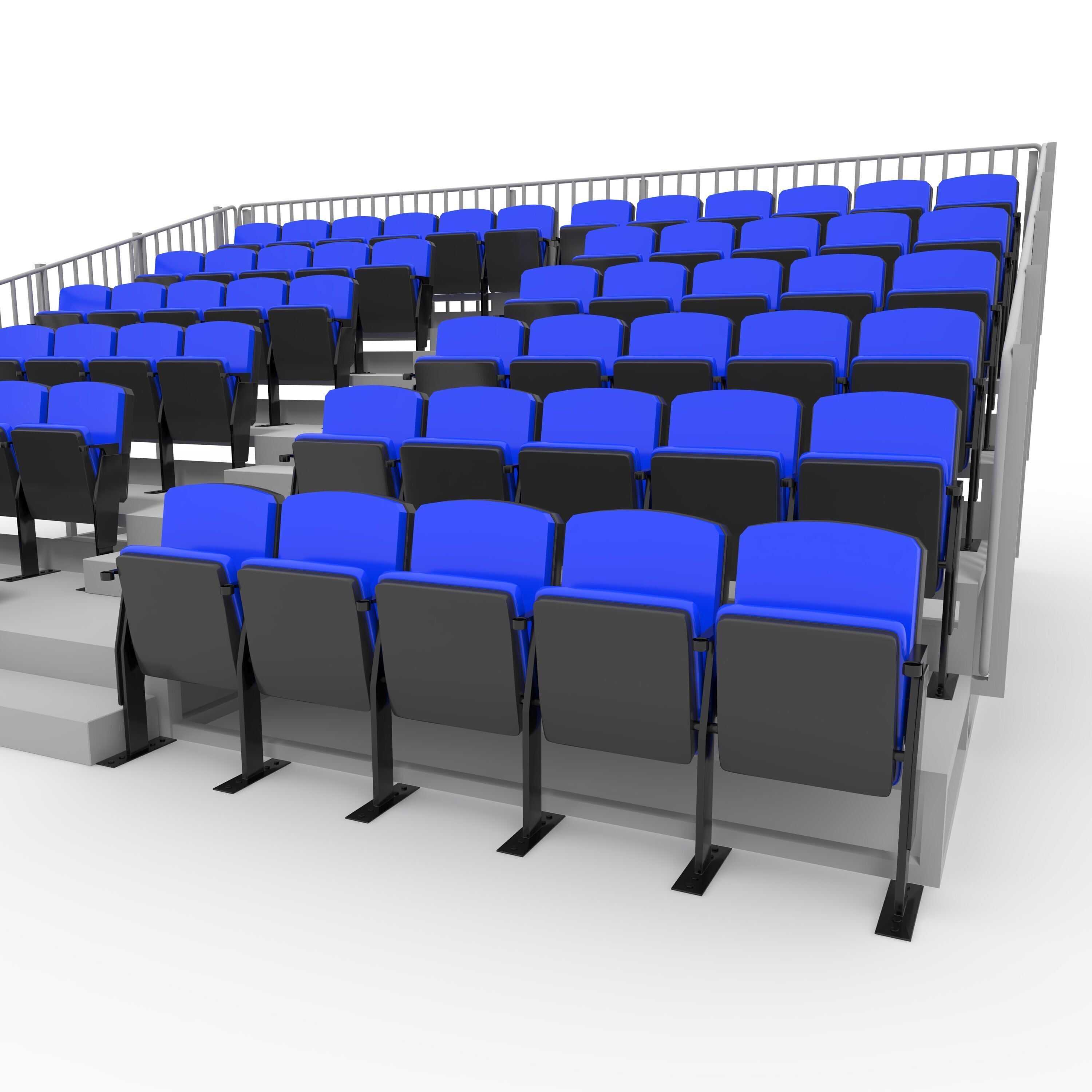 Bleachers 17 3D model_22