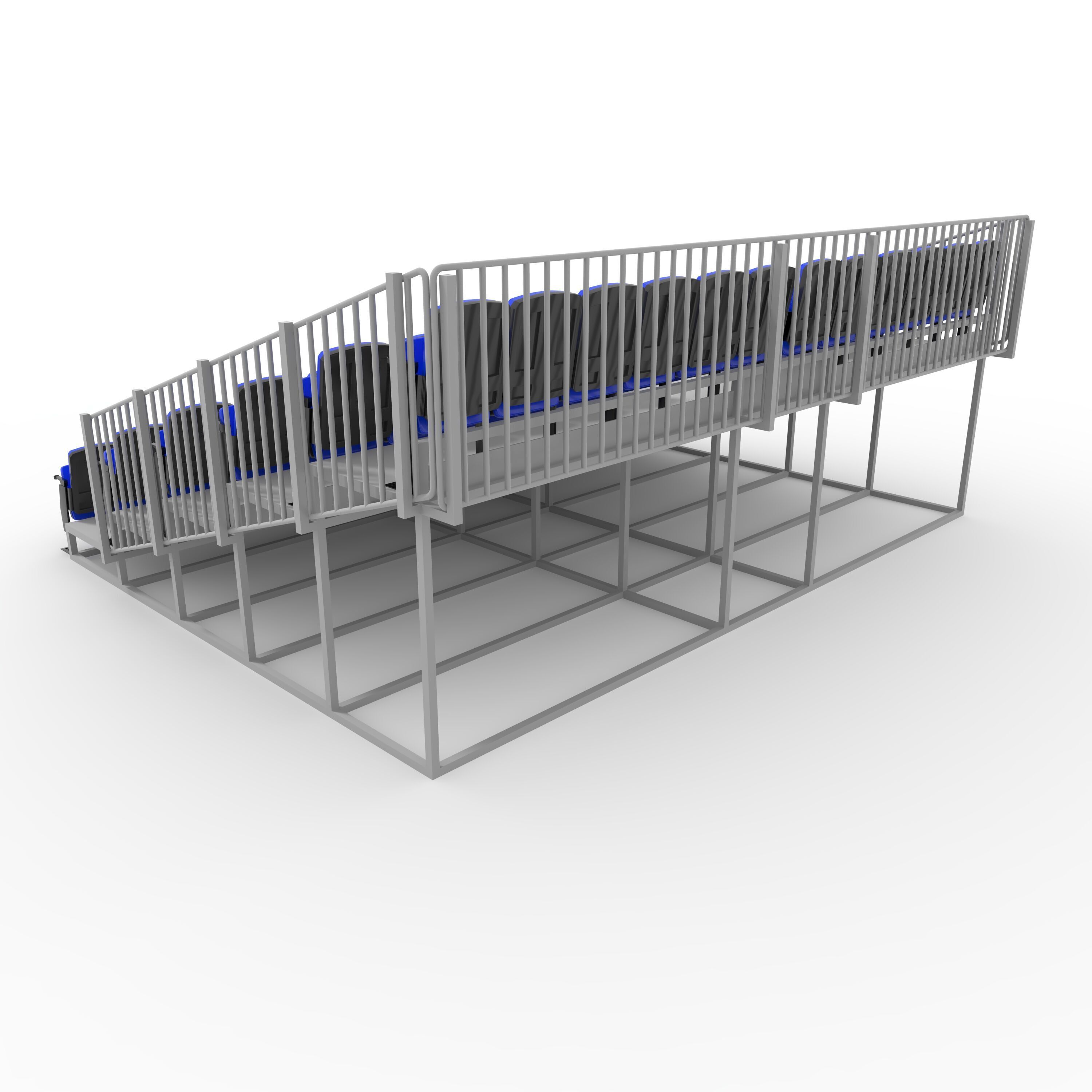 Bleachers 17 3D model_6