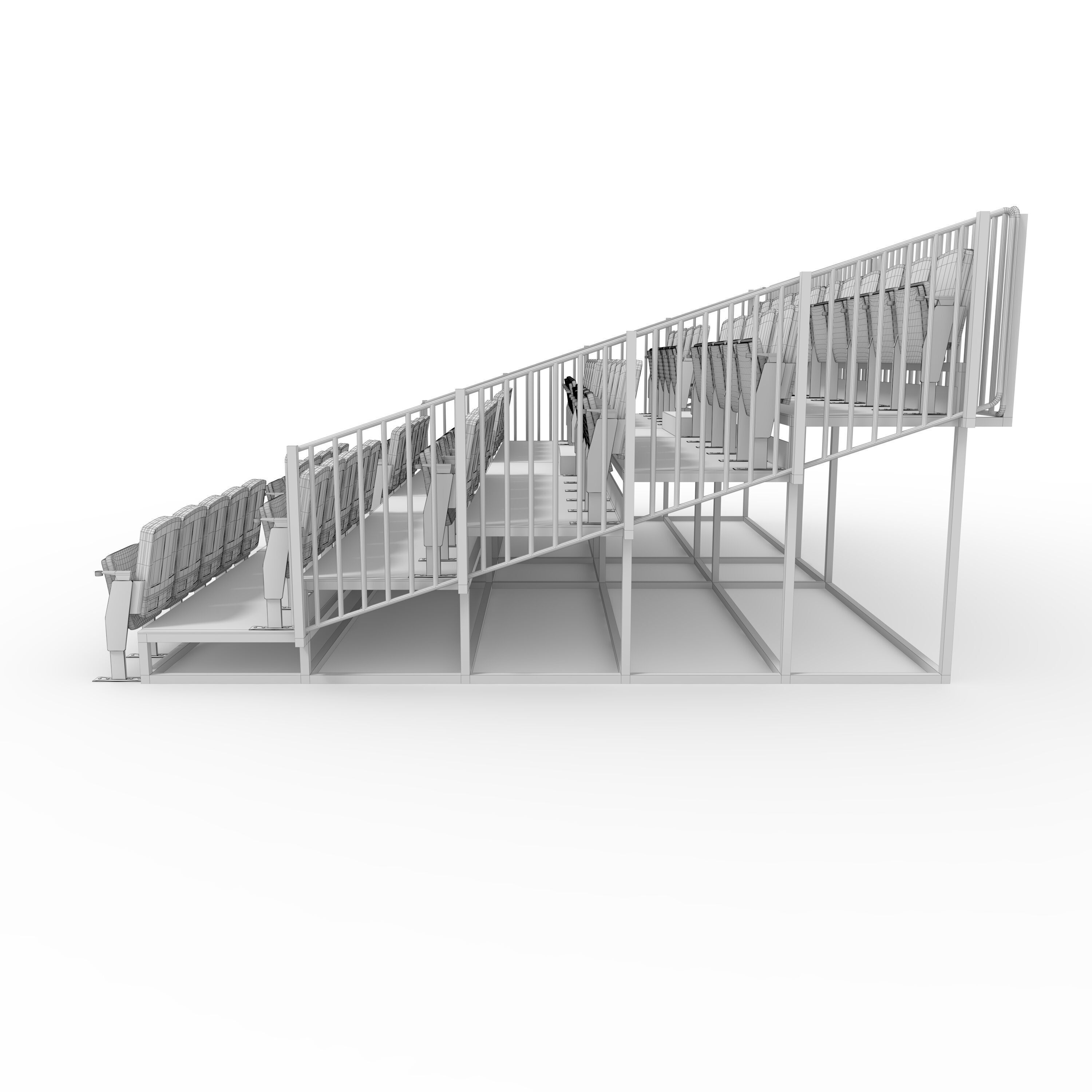 Bleachers 17 3D model_13