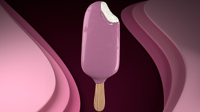 Ice Cream Bar Collection 3D model 2