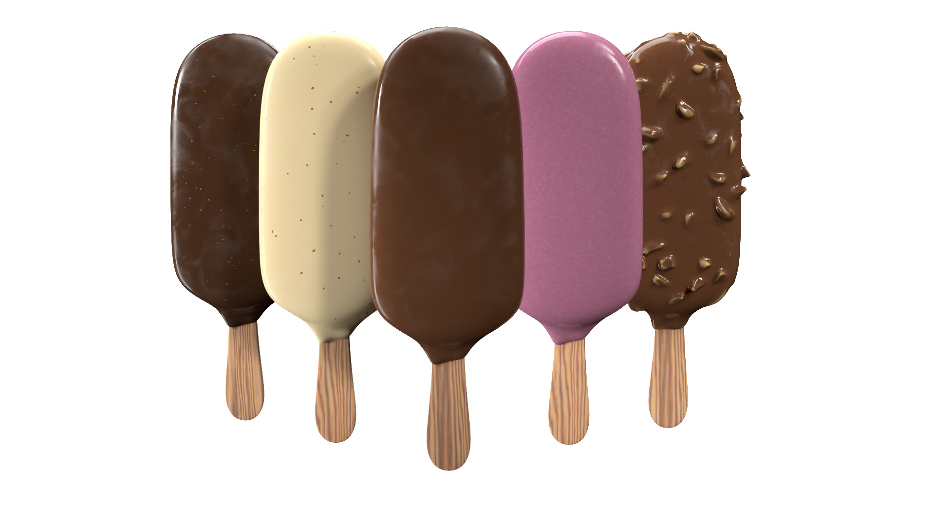 Ice Cream Bar Collection 3D model_11